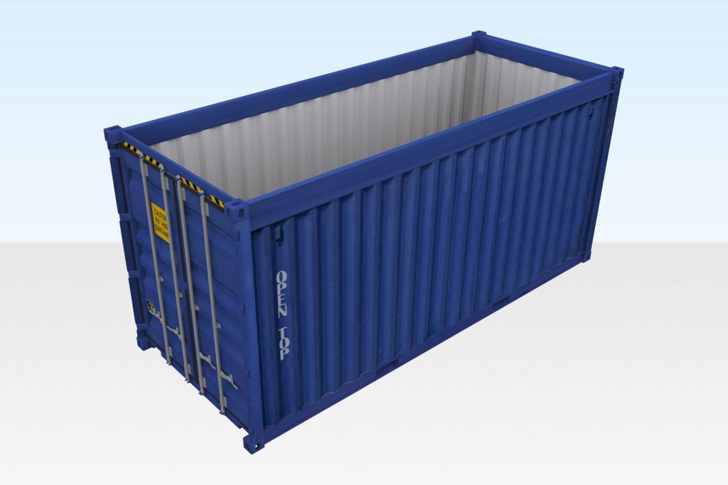 Opentop container