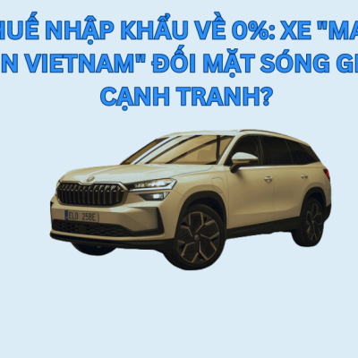 Thuế nhập khẩu về 0%: Xe "Made in Vietnam" đối mặt sóng gió cạnh tranh?