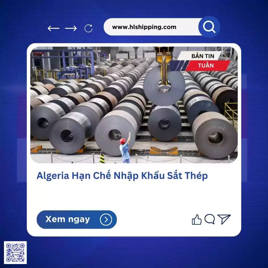 Algeria Hạn Chế Nhập Khẩu Sắt Thép