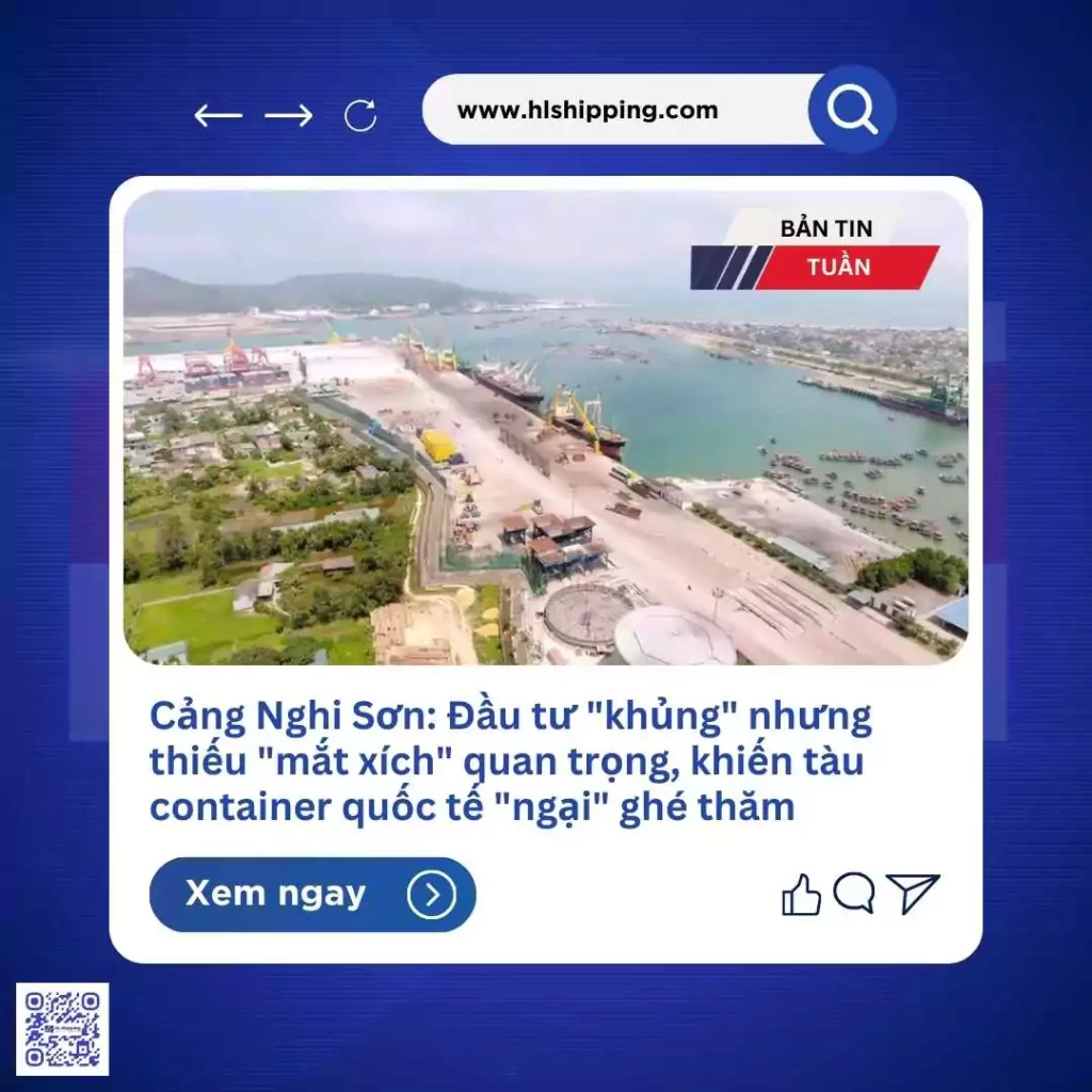 Cảng Nghi Sơn: Đầu tư "khủng" nhưng thiếu "mắt xích" quan trọng, khiến tàu container quốc tế "ngại" ghé thăm