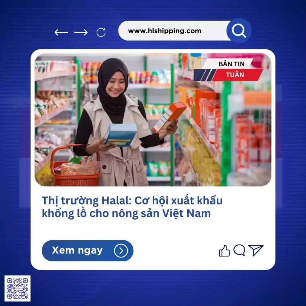 Thị trường Halal: Cơ hội xuất khẩu khổng lồ cho nông sản Việt Nam