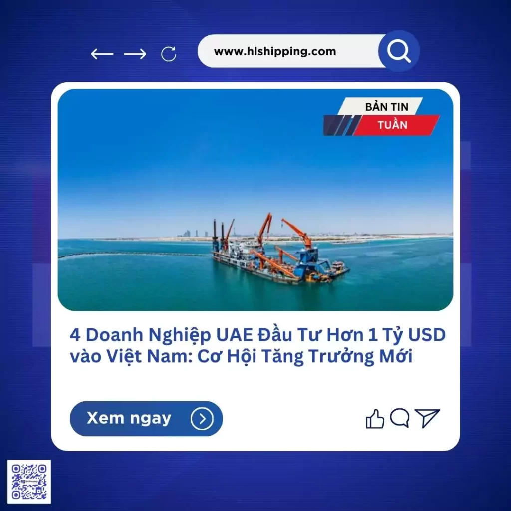 4 Doanh Nghiệp UAE Đầu Tư Hơn 1 Tỷ USD vào Việt Nam: Cơ Hội Tăng Trưởng Mới