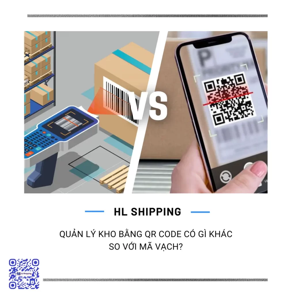 Quản lý kho bằng QR Code có gì khác so với mã vạch?