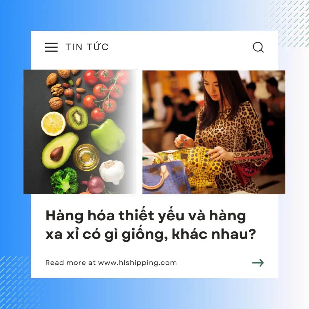 Hàng hóa thiết yếu và hàng xa xỉ có gì giống, khác nhau?