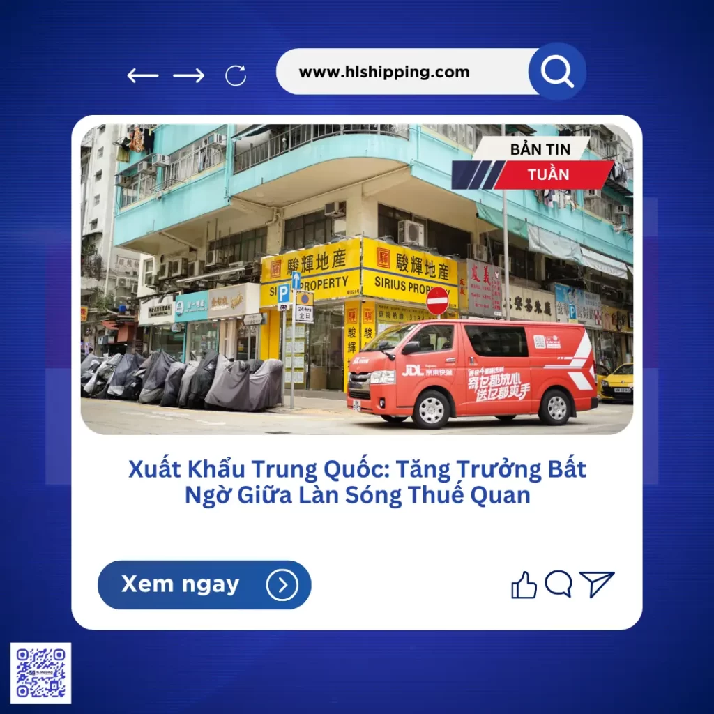 Xuất Khẩu Trung Quốc: Tăng Trưởng Bất Ngờ Giữa Làn Sóng Thuế Quan