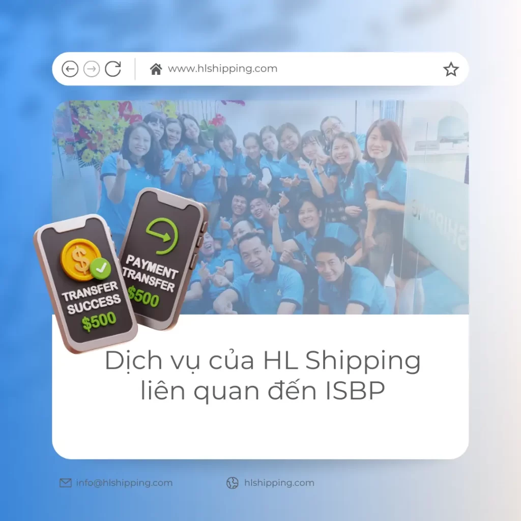 Dịch vụ của HL Shipping liên quan đến ISBP