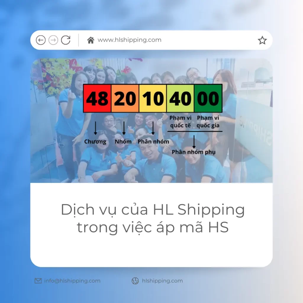 Dịch vụ của HL Shipping trong việc áp mã HS
