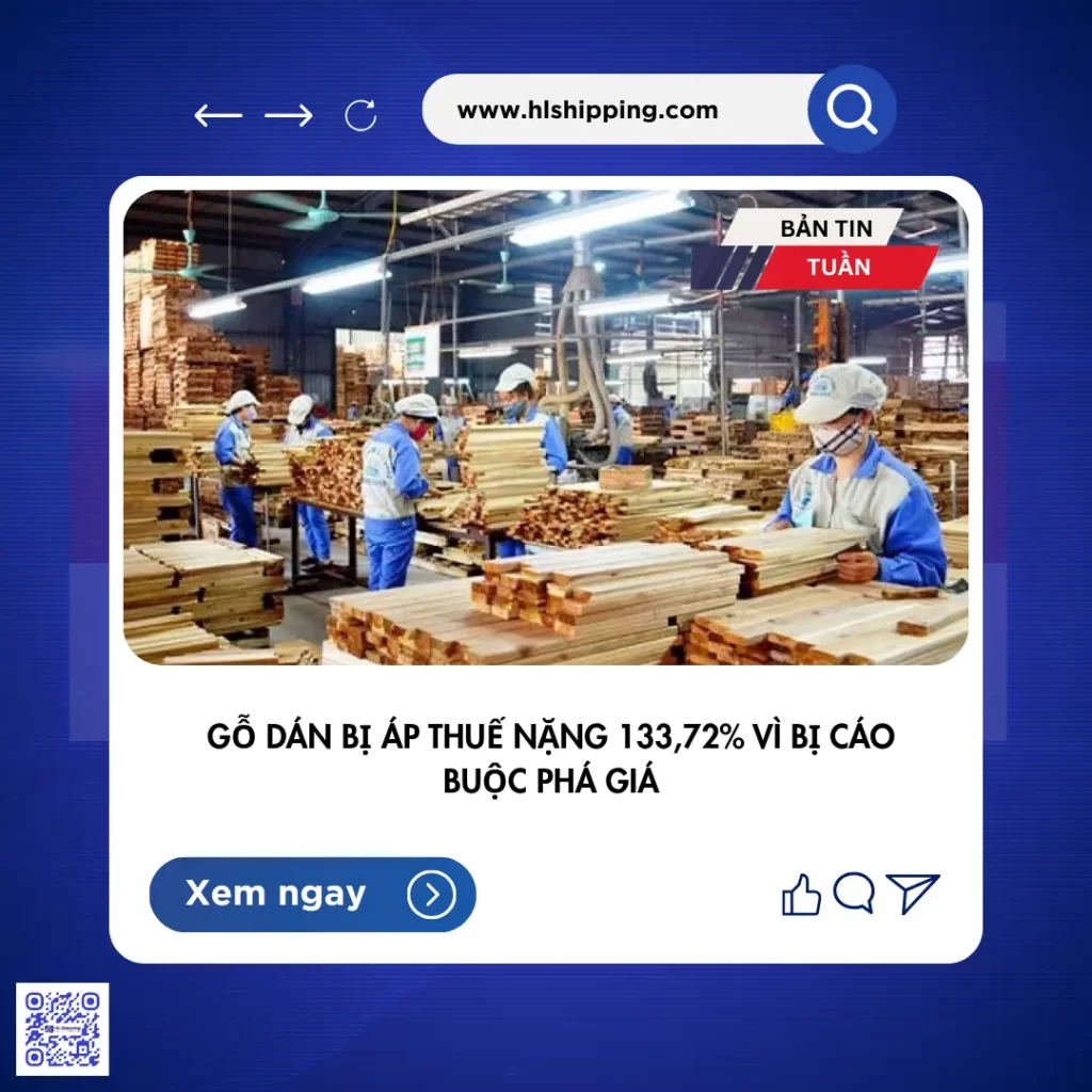 Gỗ Dán Bị Áp Thuế Nặng 133,72% Vì Bị Cáo Buộc Phá Giá