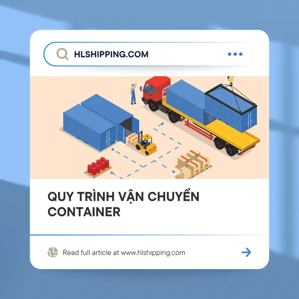 Quy trình vận chuyển container