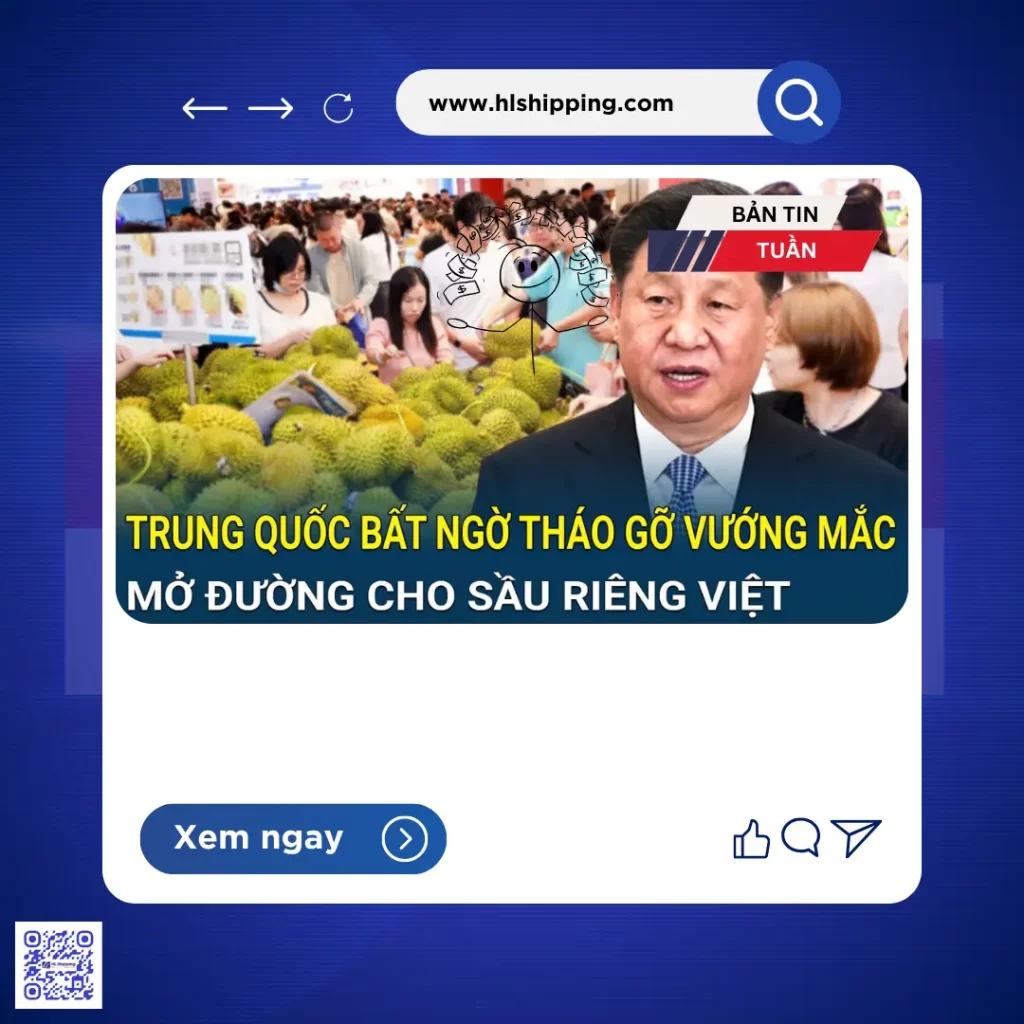 Xuất Khẩu Sầu Riêng Sang Trung Quốc: Tháo Gỡ Vướng Mắc