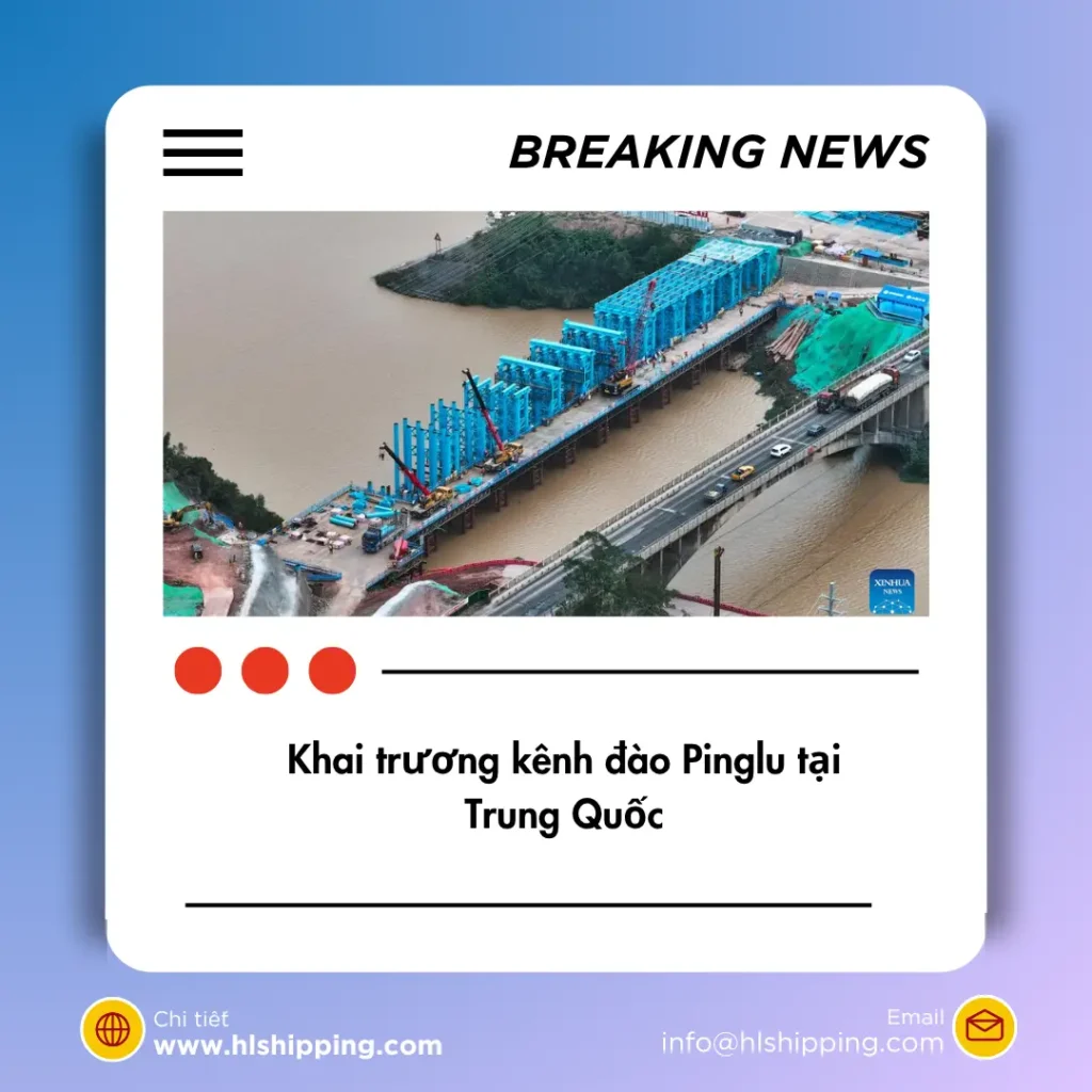  khai trương kênh đào Pinglu tại Trung Quốc