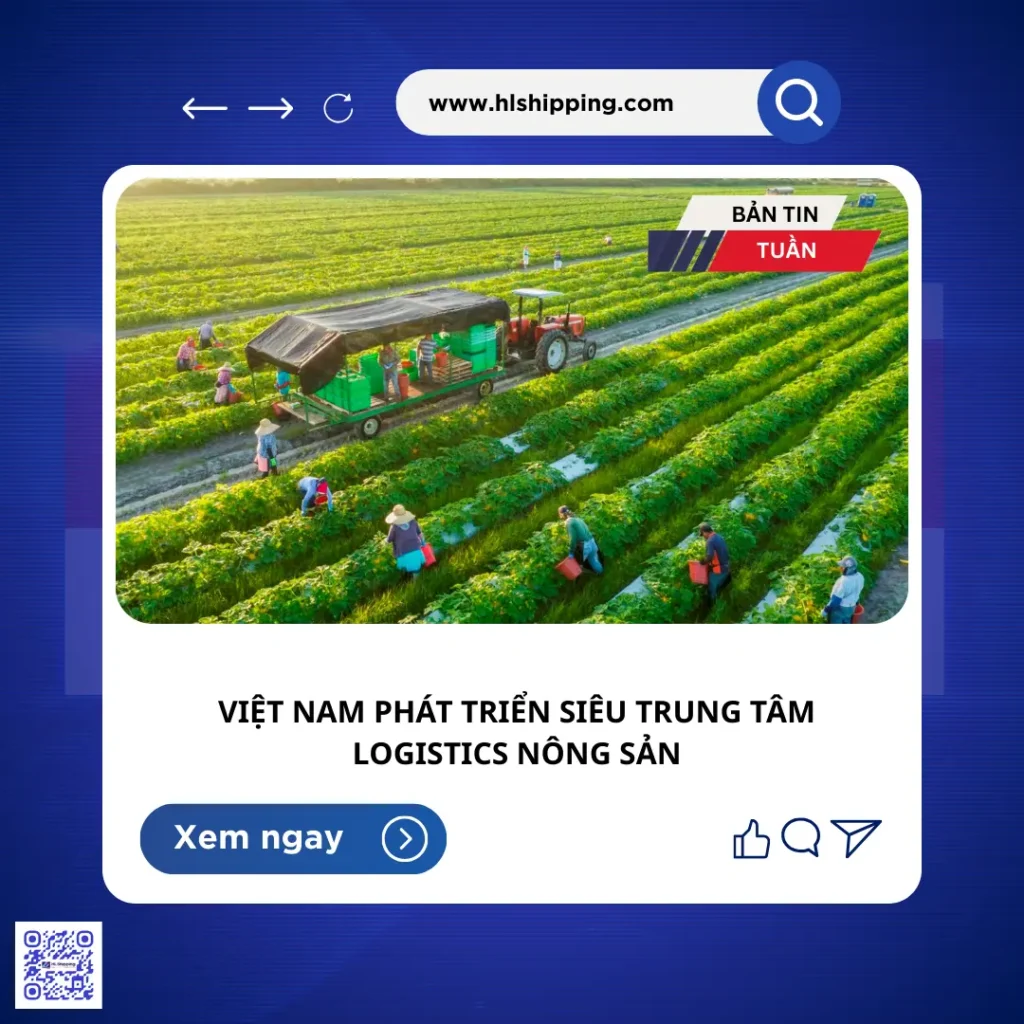 Việt Nam Phát Triển Siêu Trung Tâm Logistics Nông Sản