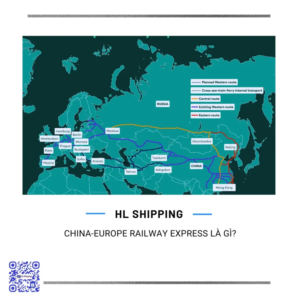 China-Europe Railway Express là gì?