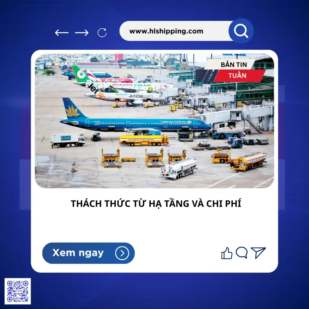 Thách thức từ hạ tầng và chi phí
