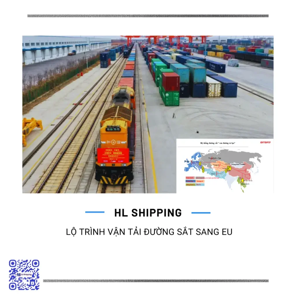 Lộ Trình Vận Tải Đường Sắt Sang EU