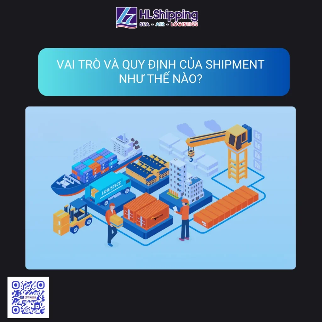 Vai trò và quy định của Shipment như thế nào?
