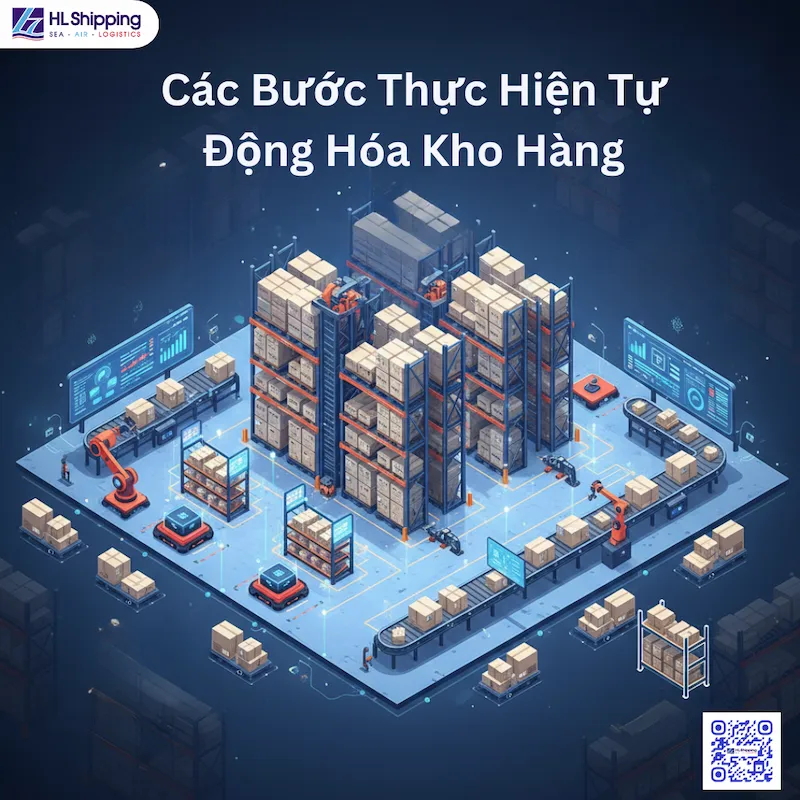Các Bước Thực Hiện Tự Động Hóa Kho Hàng