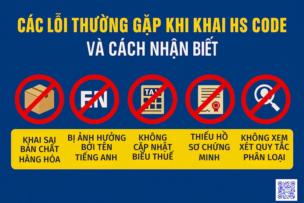 Các Lỗi Thường Gặp Khi Khai HS Code Và Cách Nhận Biết