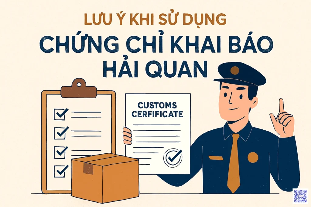 Những Lưu Ý Khi Sử Dụng Chứng Chỉ Khai Báo Hải Quan