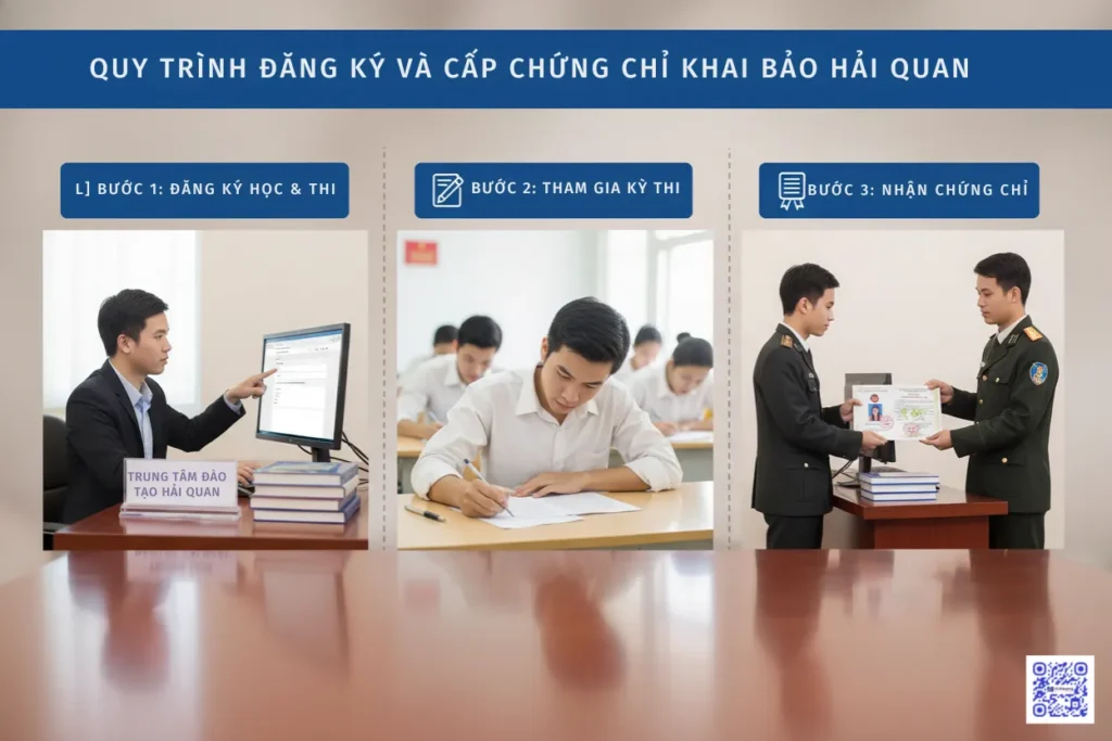 Quy Trình Đăng Ký Và Cấp Chứng Chỉ Khai Báo Hải Quan