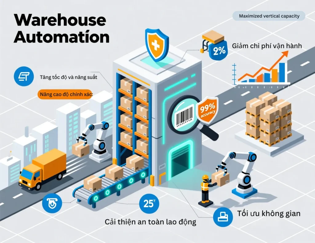 Vai Trò Của Warehouse Automation Trong Logistics