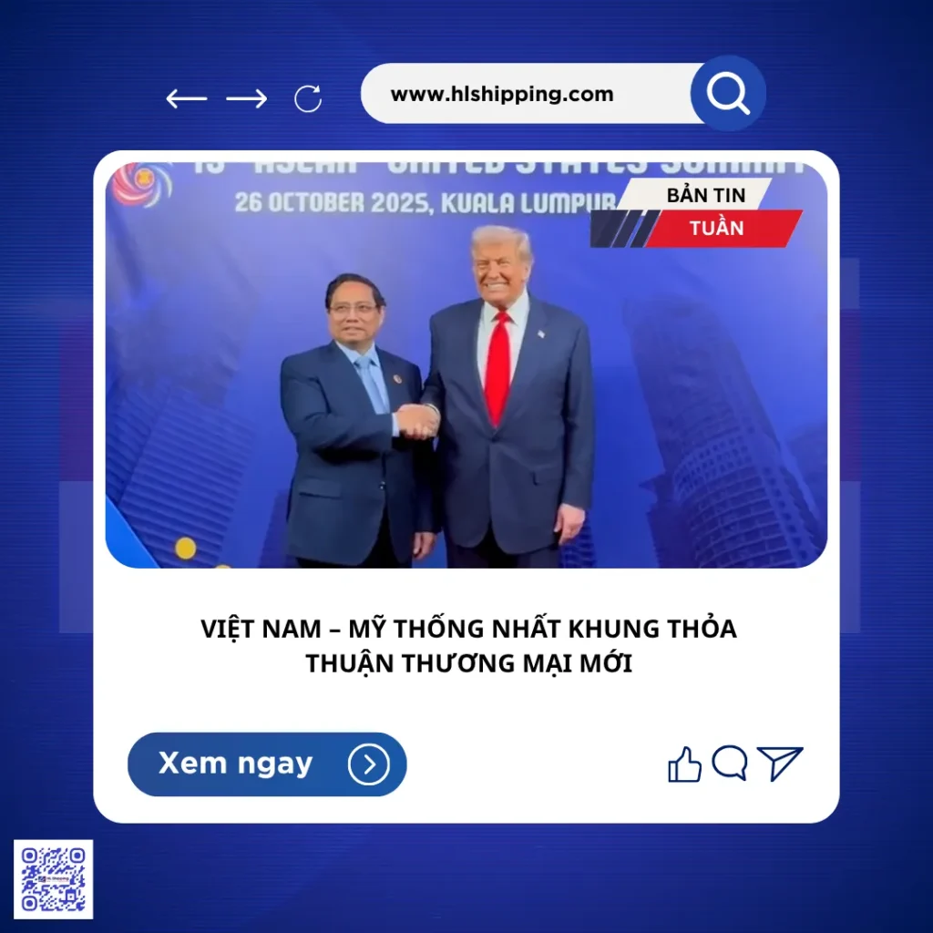 Việt Nam - Hoa Kỳ: Thống nhất Hiệp định thương mại mới 2025 -