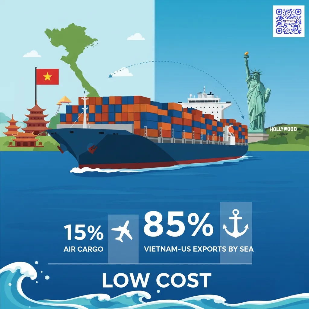 Các phương thức vận chuyển hàng sang Mỹ