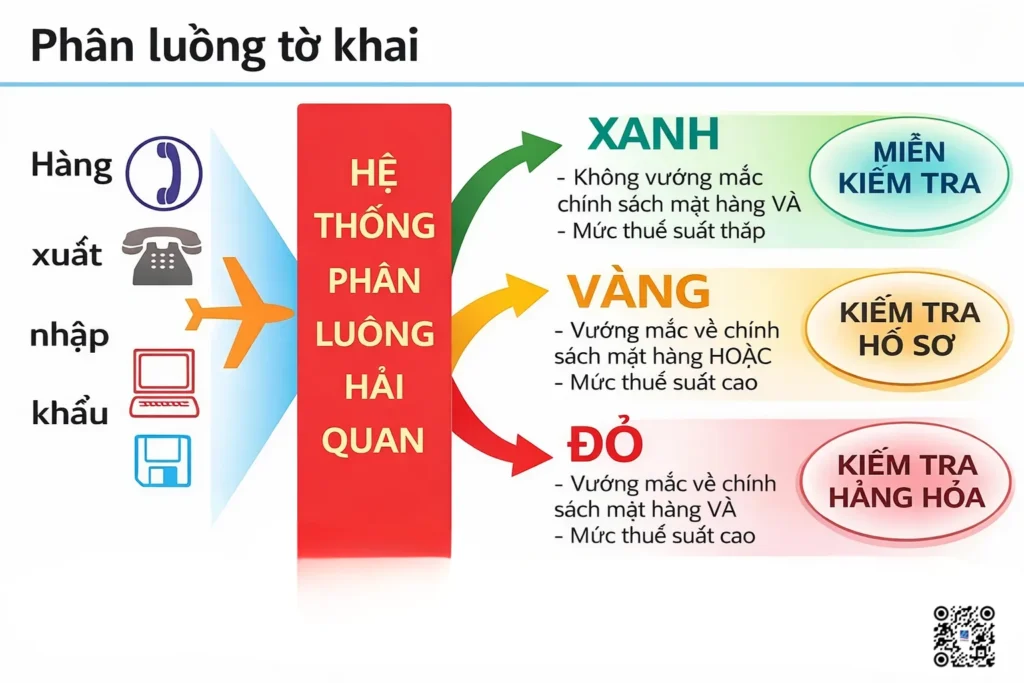 Các Luồng Hải Quan Và Ý Nghĩa Của Từng Loại