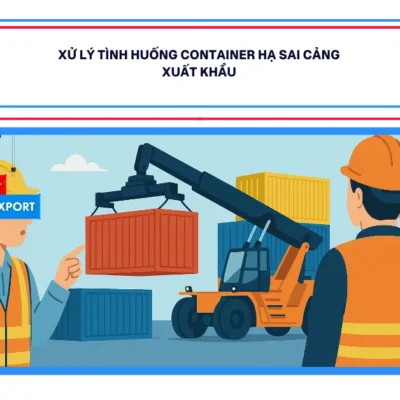 Xử Lý Tình Huống Container Hạ Sai Cảng Xuất Khẩu