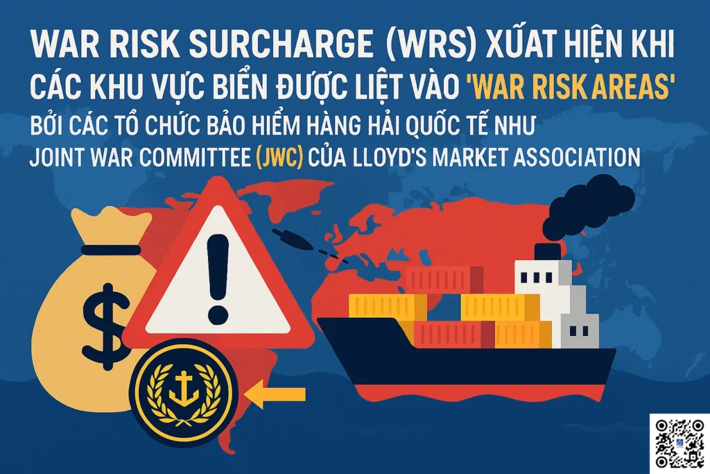 Phụ Phí Rủi Ro Chiến Tranh Trong Logistics Biển