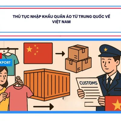 Thủ Tục Nhập Khẩu Quần Áo Từ Trung Quốc Về Việt Nam Chi Tiết 2026