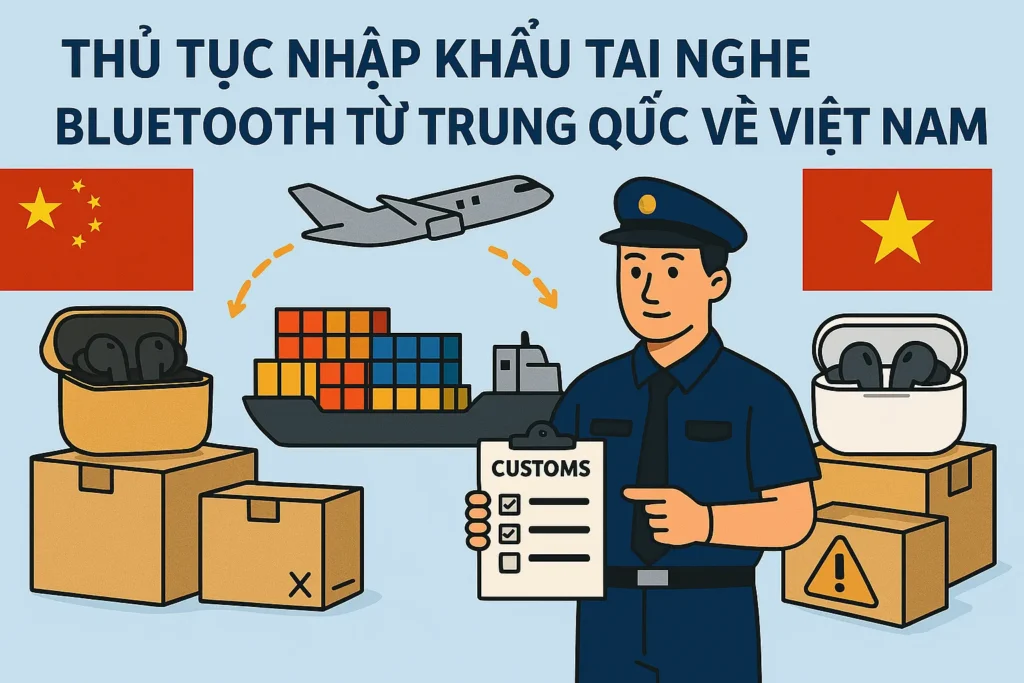 Thủ Tục Nhập Khẩu Tai Nghe Bluetooth Từ Trung Quốc