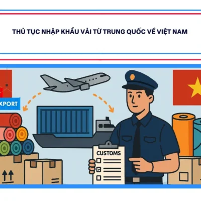 Thủ Tục Nhập Khẩu Vải Từ Trung Quốc Về Việt Nam Chi Tiết 2026: Hướng Dẫn Từ A-Z Và Giải Pháp Từ HL Shipping