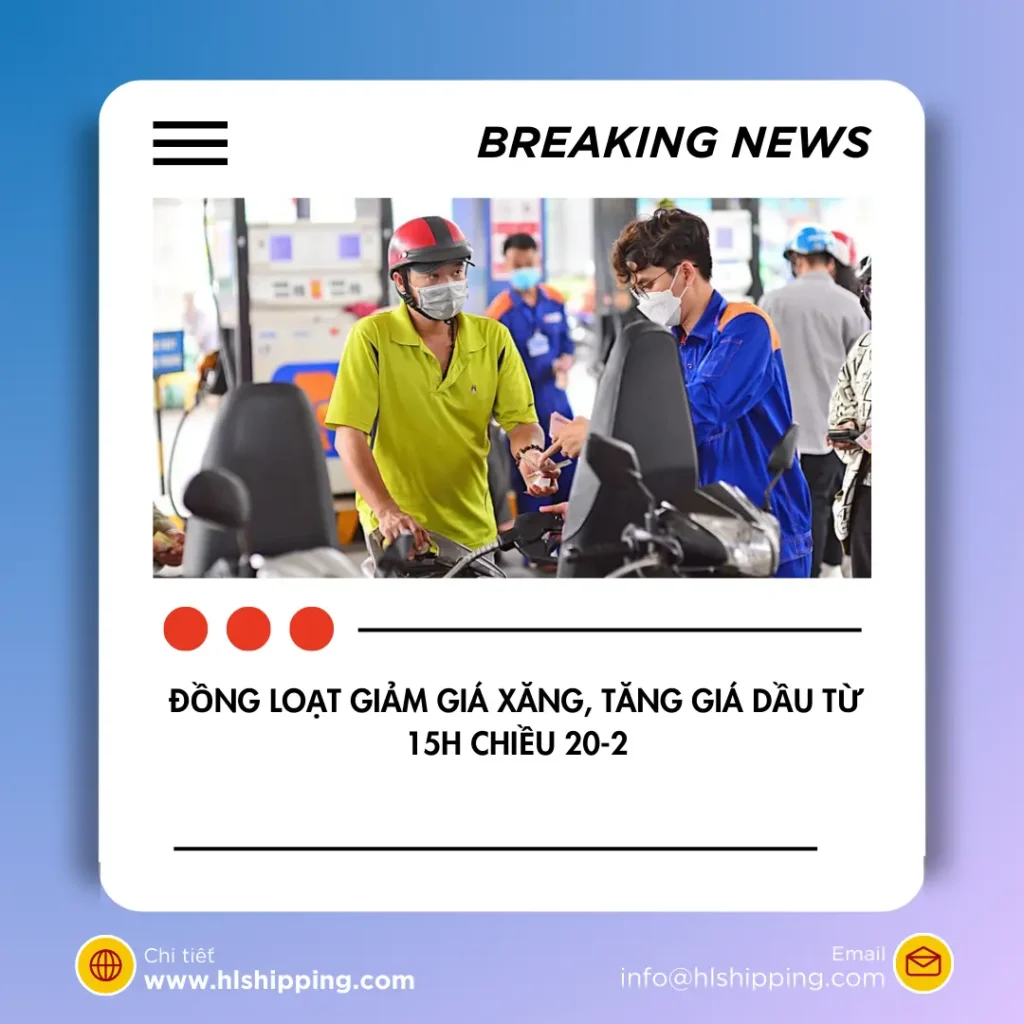 Điều hành giá xăng dầu ngày 20/02: Biến động chi phí vận tải