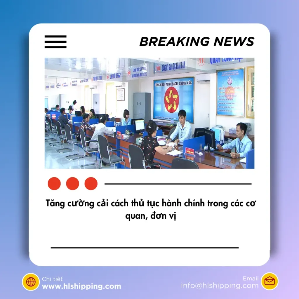 Tăng cường cải cách thủ tục hành chính trong các cơ quan, đơn vị