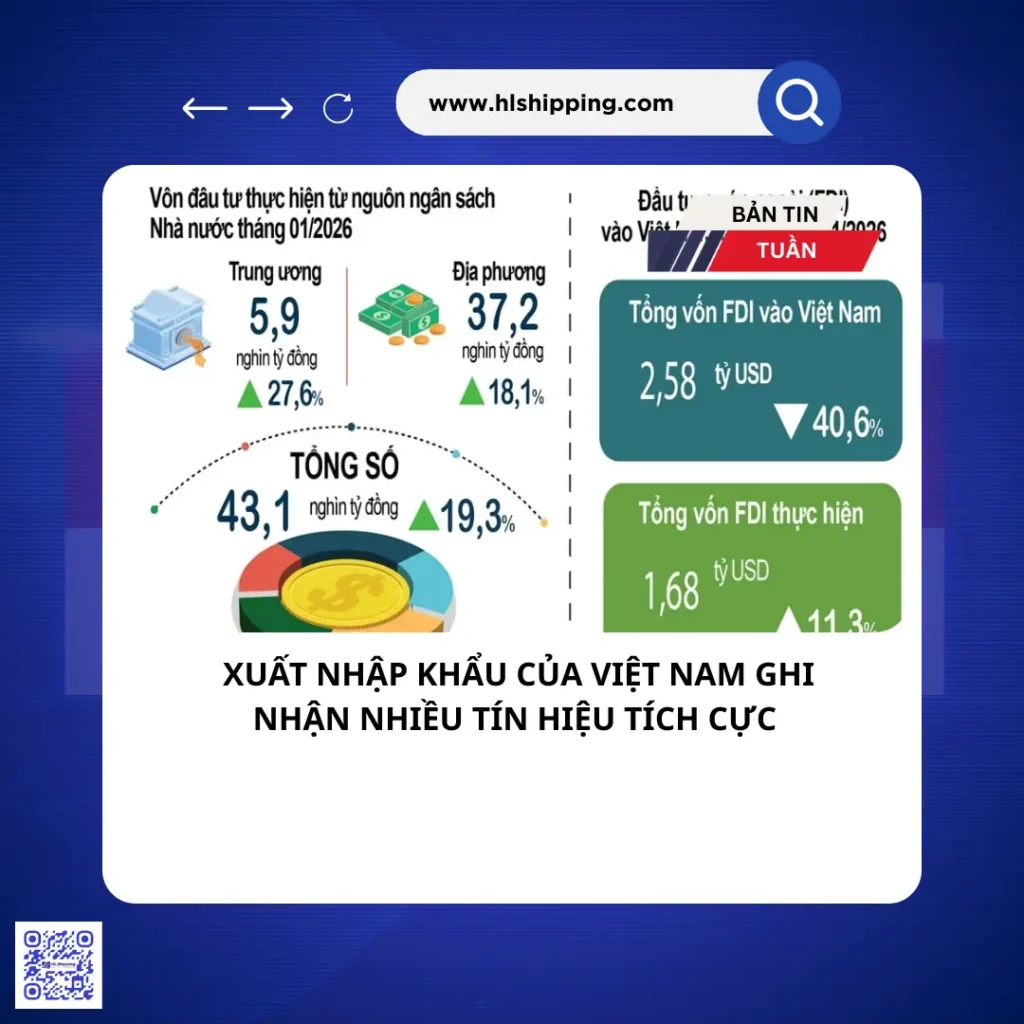  xuất nhập khẩu của Việt Nam ghi nhận nhiều tín hiệu tích cực