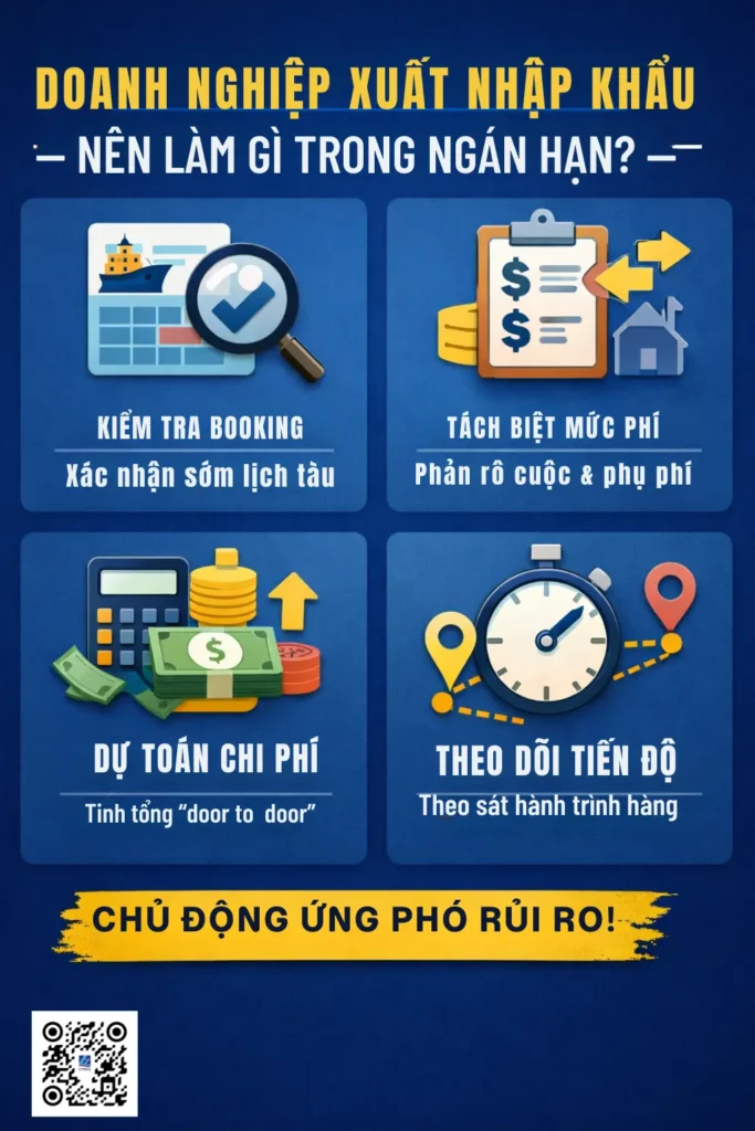 Doanh nghiệp xuất nhập khẩu nên làm gì trong ngắn hạn?