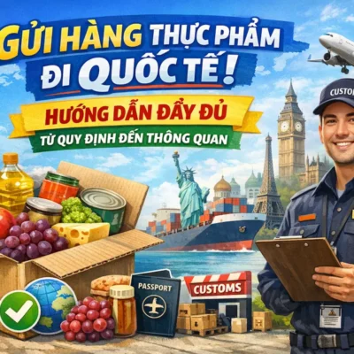 Gửi hàng thực phẩm đi quốc tế: Hướng dẫn đầy đủ từ quy định đến thông quan 2026