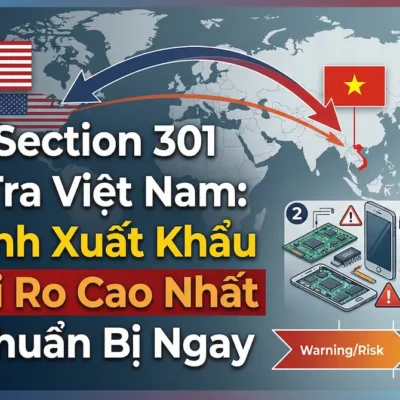 USTR Section 301 Điều Tra Việt Nam: 3 Ngành Xuất Khẩu Có Rủi Ro Cao Nhất Cần Chuẩn Bị Ngay