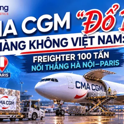 Freighter 100 Tấn Nối Thẳng Hà Nội–Paris