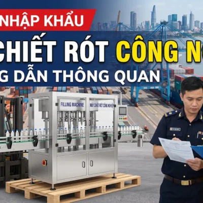 Thủ tục nhập khẩu máy chiết rót công nghiệp và hướng dẫn thông quan