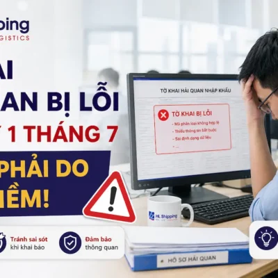 Tờ Khai Hải Quan Bị Lỗi Từ Ngày 1 Tháng 7 Không Phải Do Phần Mềm