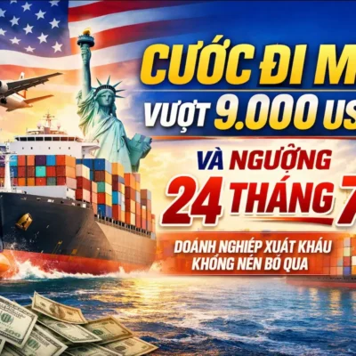 Cước Đi Mỹ Vượt 9.000 USD Và Ngưỡng 24 Tháng 7 Doanh Nghiệp Xuất Khẩu Không Nên Bỏ Qua